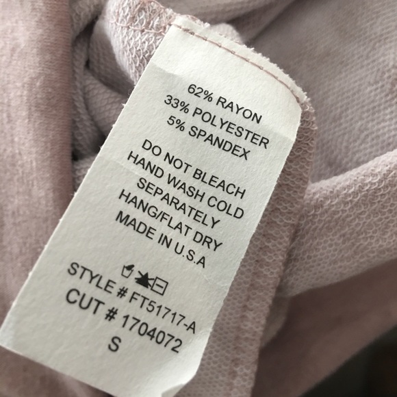 πHPπMauve Cold Shoulder Tie Dye Sweatshirt - Picture 5 of 5